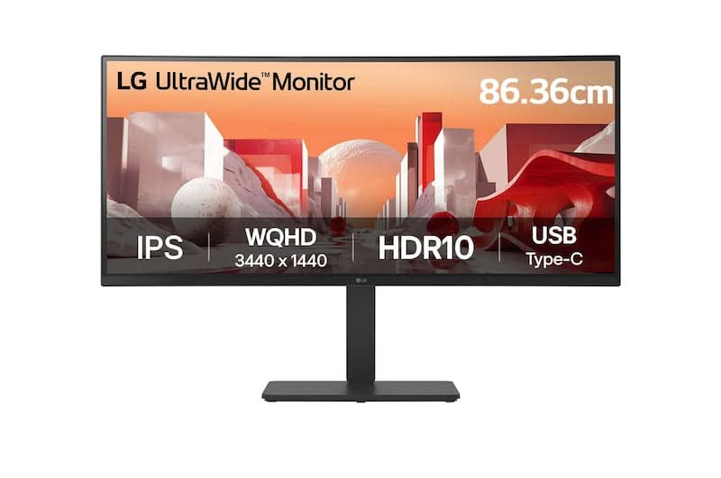 LG UltraWide 34BA75QE-B 34 Inch WQHD Curved IPS Monitor – TechCure India