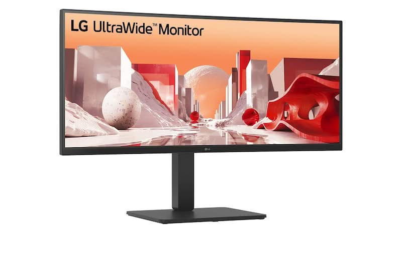 LG UltraWide 34BA75QE-B 34 Inch WQHD Curved IPS Monitor – TechCure India