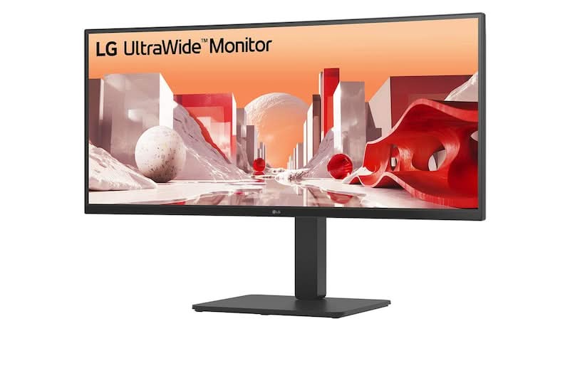 LG UltraWide 34BA75QE-B 34 Inch WQHD Curved IPS Monitor – TechCure India