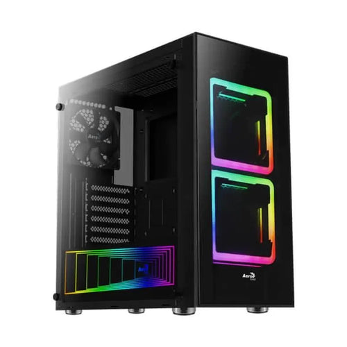 AEROCOOL Tor ARGB ATX Mid Tower Cabinet (Black) – TechCure India