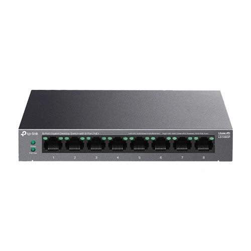 TP-Link LS108GP 8-Port PoE Plus Gigabit Desktop Switch