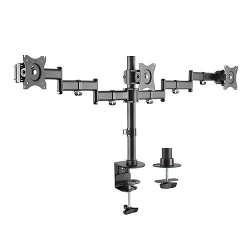 Triple Monitor Desk Mount Monitor Stand (for 13–27″ Monitors/ 7kg per monitor) — image 1