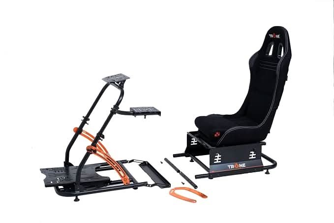 TRONE RS2 Aero Black Premium Advanced Sim Racing Cockpit – TechCure India
