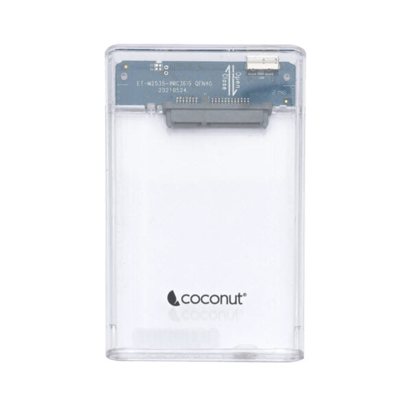 Coconut SC05 2.5 Inch SSD/HDD Sata Casing - Transparent USB 3.0 – TechCure India