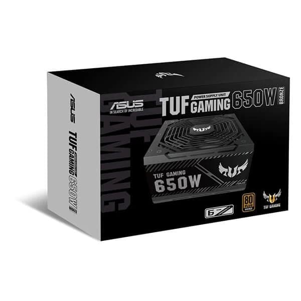 ASUS TUF Gaming 650B 650W 80+ Bronze Non Modular ATX 2.0 Power Supply - 6