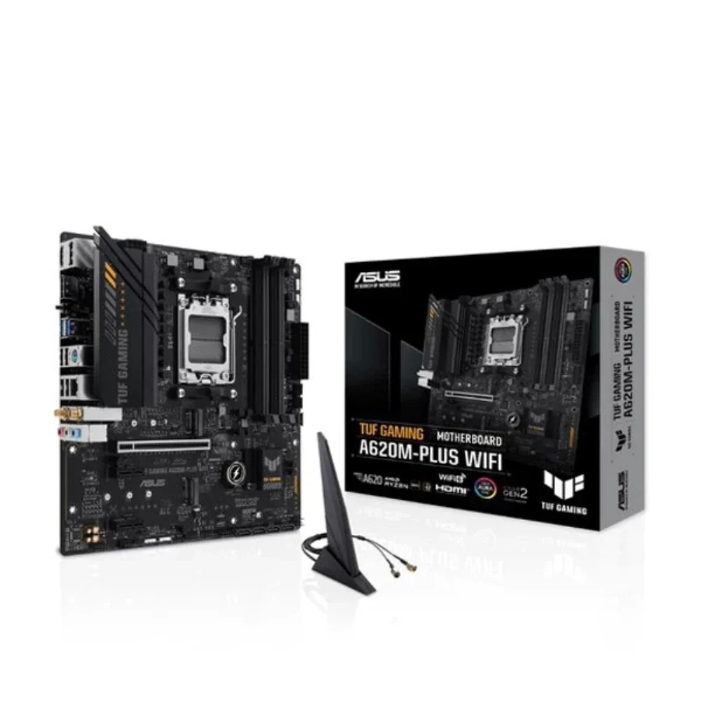 ASUS TUF Gaming A620M-Plus WiFi DDR5 AMD Motherboard – TechCure India