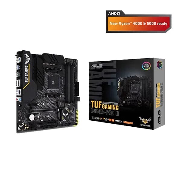 ASUS TUF Gaming B450M Pro II DDR4 AMD Motherboard - 2