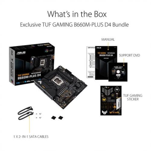 ASUS TUF Gaming B660M Plus DDR4 Intel Motherboard - 6