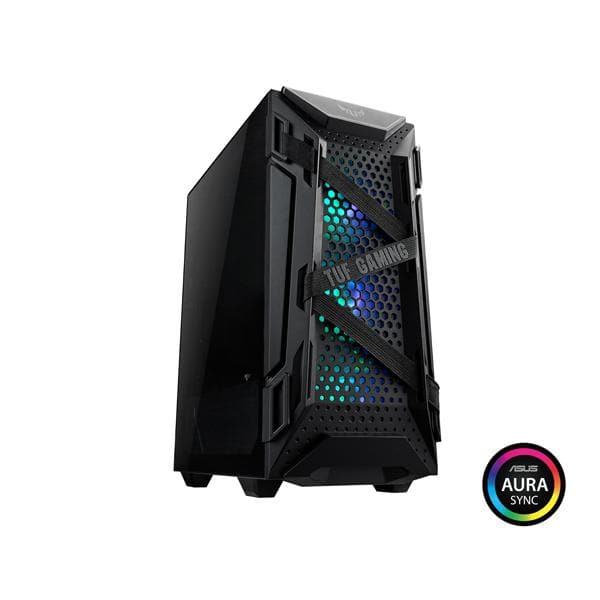 ASUS TUF Gaming GT301 ARGB ATX Mid Tower Cabinet (Black) - 4