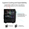 ASUS TUF Gaming GT301 ARGB ATX Mid Tower Cabinet (Black) - 6