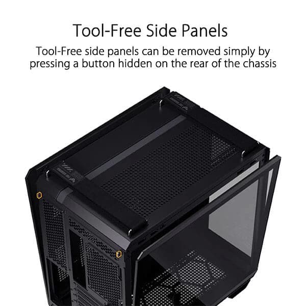 ASUS TUF Gaming GT502 ATX Mid Tower Cabinet (Black) – TechCure India