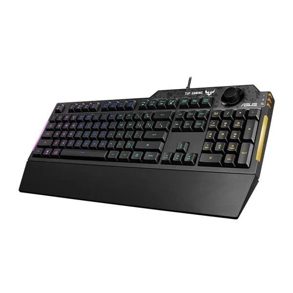 ASUS TUF K1 Full Size Membrane Wired Gaming Keyboard ( Black ) - 3