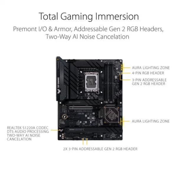 ASUS TUF Gaming Z790 Plus DDR4 Intel Motherboard - 2