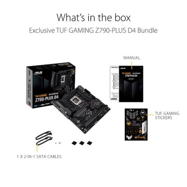 ASUS TUF Gaming Z790 Plus DDR4 Intel Motherboard - 6