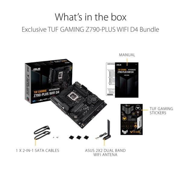 ASUS TUF Gaming Z790 Plus Wifi DDR4 Intel Motherboard - 6