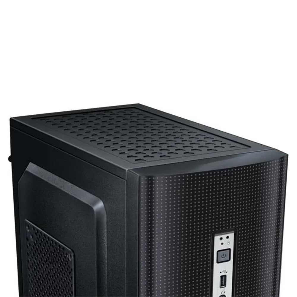 FINGERS Turbo-Mini With SMPS M-ATX Mini Tower Cabinet (Black) - 2