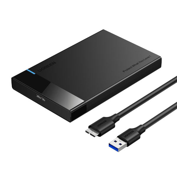 UGREEN 2.5 Inch Hard Drive Enclosure SATA HDD Caddy External USB 3.0 Hard Disk Case – TechCure India