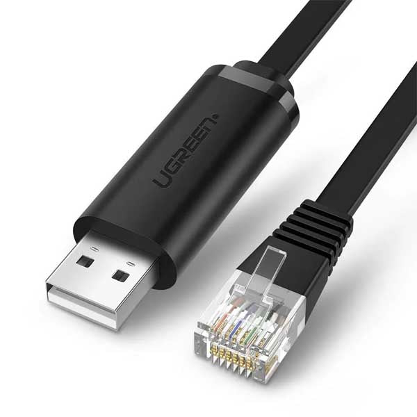 Ugreen CM204 USB to RJ45 Console Cable 1.5m (50773) – TechCure India
