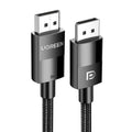 UGREEN Displayport Cable 1.4 8k DisplayPort to DisplayPort Cable Nylon Braided DP to DP 8K 60Hz 4K 144Hz and 1080P 240Hz Support 32.4Gbps HDR HDCP Gaming Monitor Cable for Laptop PC TV 10FT(Black) – TechCure India