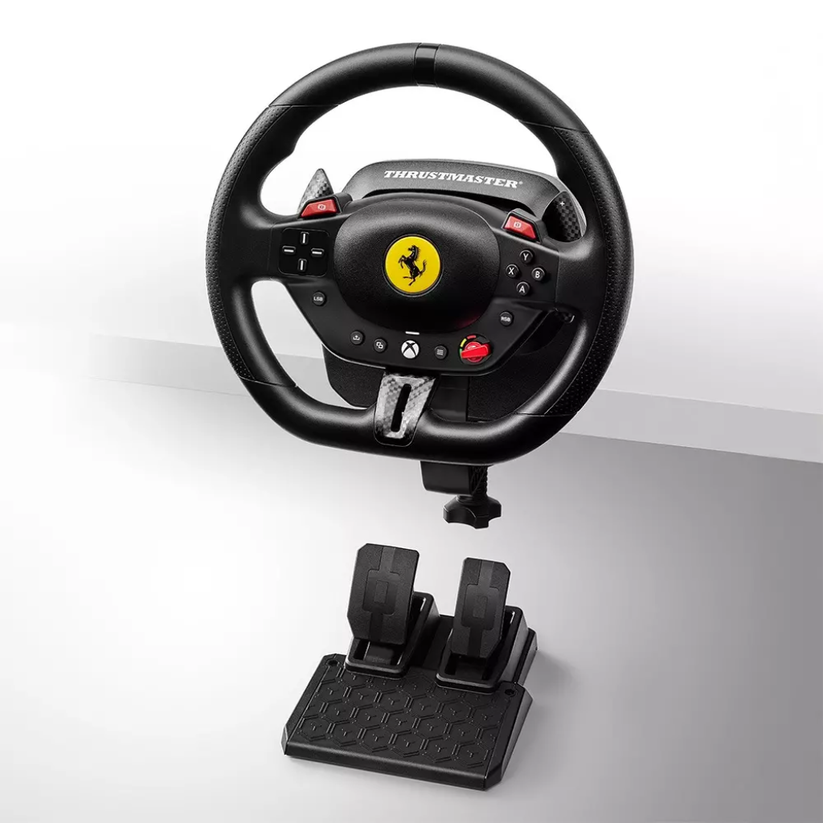 TRONE RS1 Sim Racing Cockpit Bundle with Thrustmaster T98-X Ferrari 296 GTS Racing Wheel – TechCure India