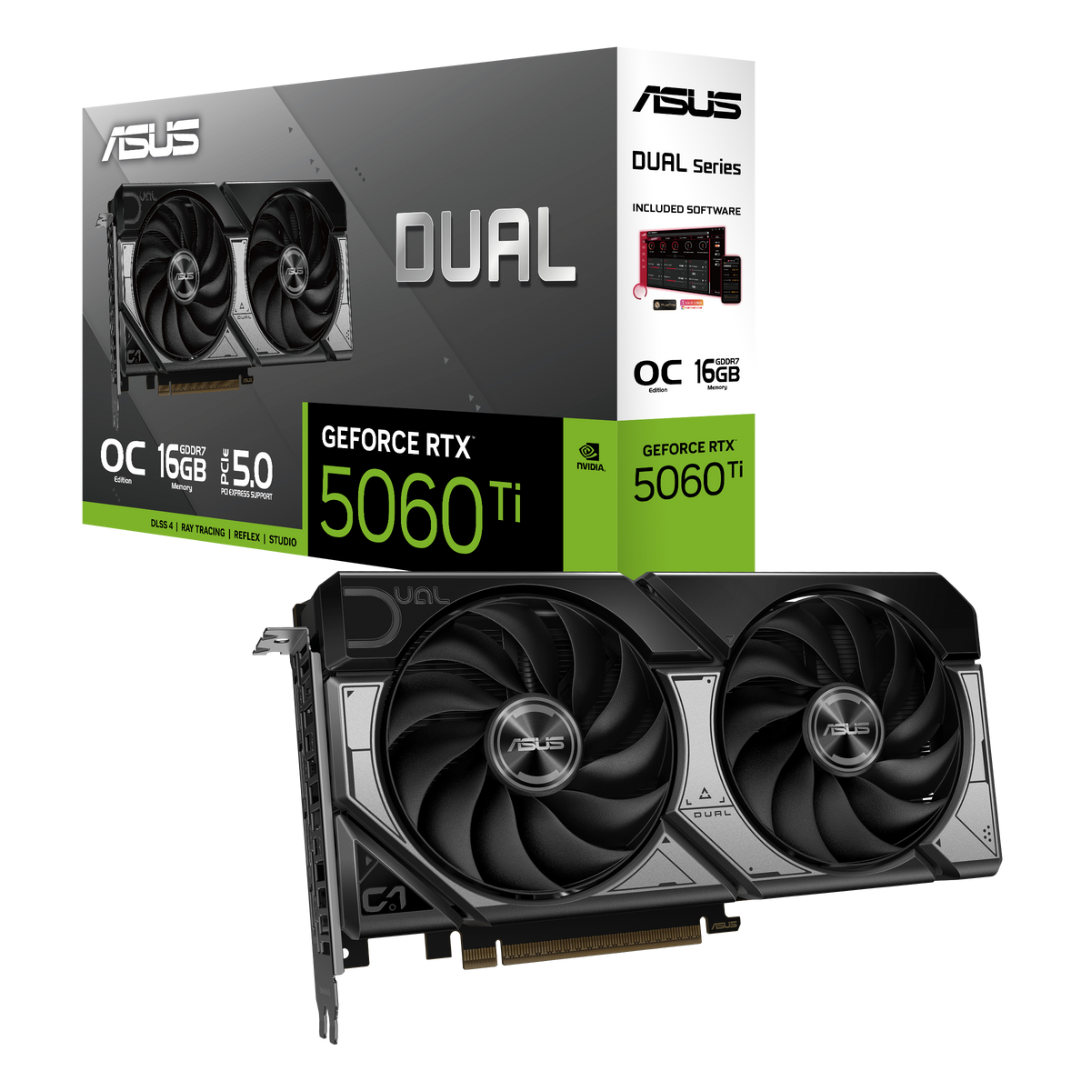 ASUS DUAL GEFORCE RTX 5060 TI 16GB GDDR7 OC EDITION – TechCure India