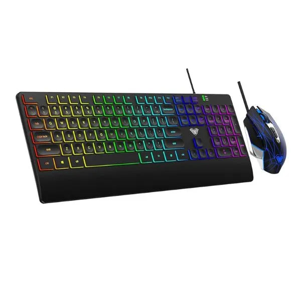 Aula T201 Wired Gaming Membrane Keyboard and Mouse Combo – TechCure India
