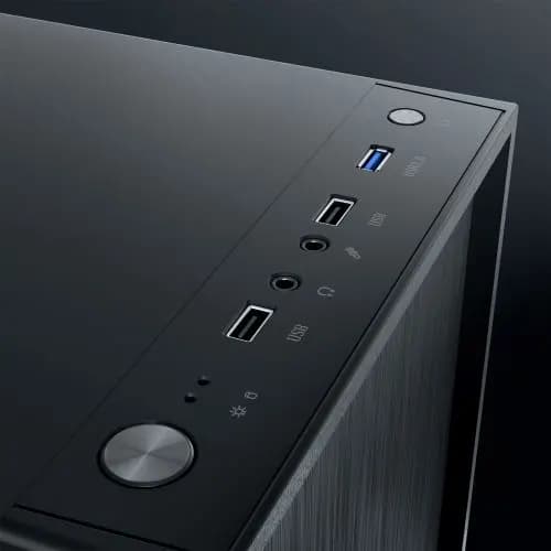 DAWG V 210 ATX Mid Tower Cabinet (Black) - 3
