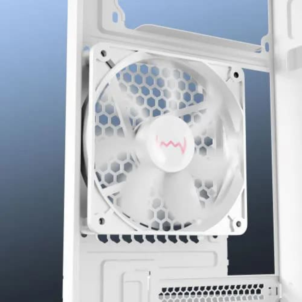DAWG V 210 ATX Mid Tower Cabinet (White) - 4