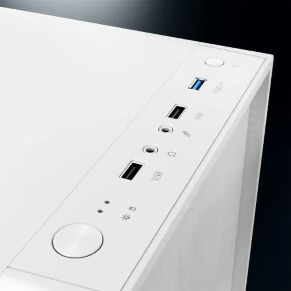 DAWG V 210 ATX Mid Tower Cabinet (White) - 3
