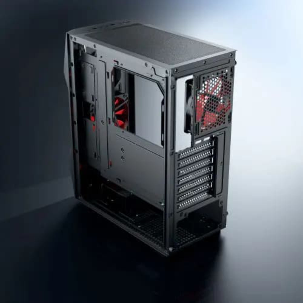 DAWG V 240 ATX Mid Tower Cabinet (Black) - 2