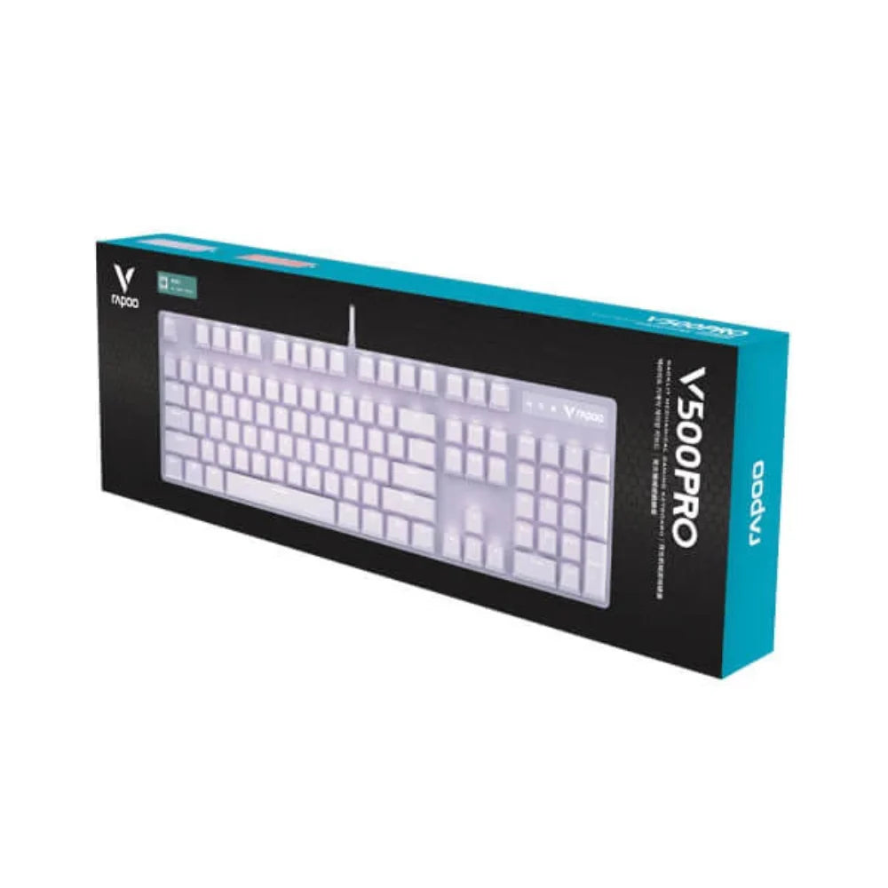 RAPOO V500 Pro RGB Mechanical Wired Gaming Keyboard ( Purple ) (  Mechanical Switches ) - 6