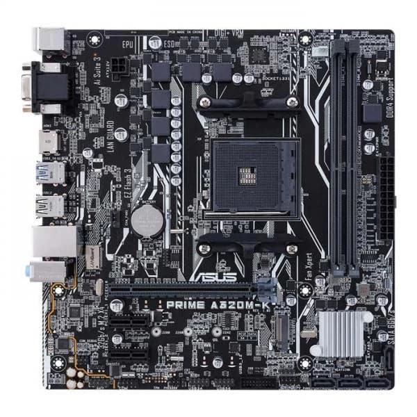 ASUS Prime A320M-K DDR4 AMD Motherboard - 3