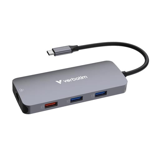 Verbatim USB-C Pro Multiport Hub 32152 – TechCure India