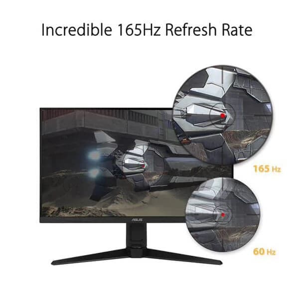 ASUS TUF VG247Q1A 24 Inch FHD 144Hz VA Panel 1MS AMD Freesync Gaming Monitor - 3
