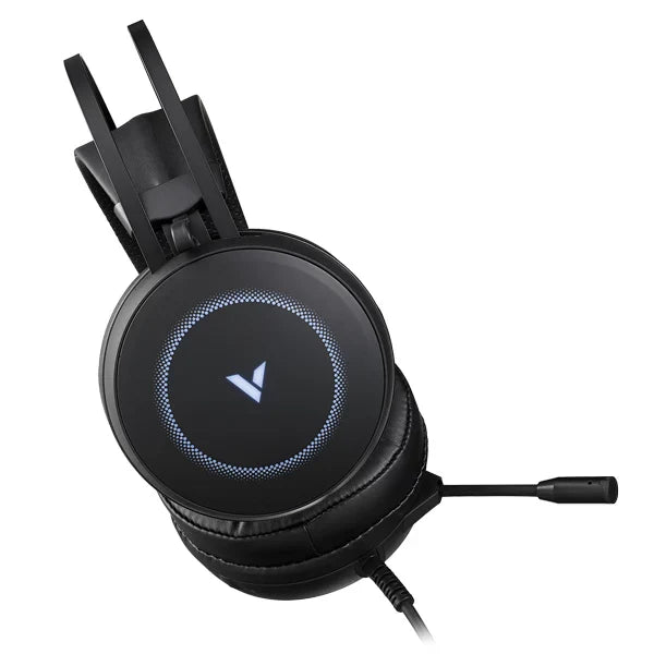 RAPOO VH160 RGB USB Wired 7.1 Surround Gaming Headphone ( Black ) ( PC ) - 2
