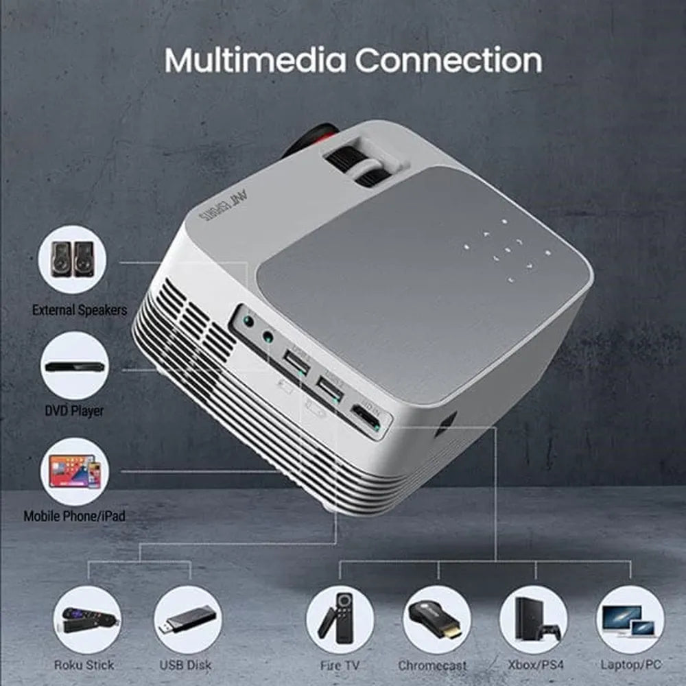 ANT ESPORTS View 511 LED Projector - 2