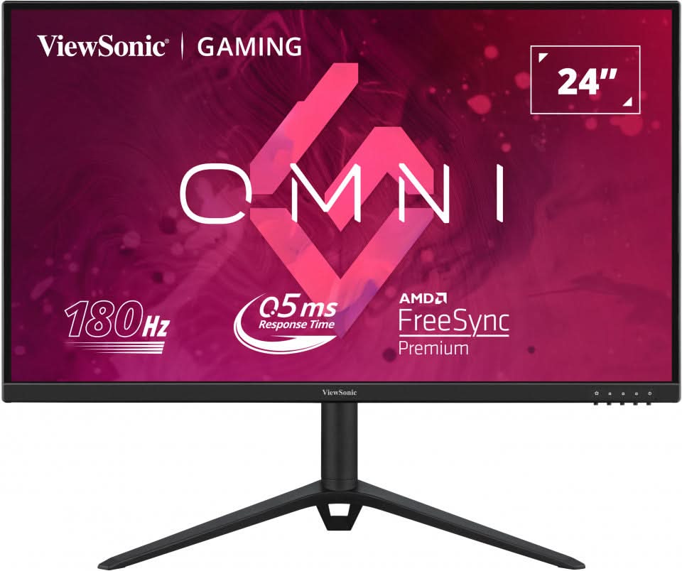 ViewSonic 60.96 CM(24") FHD Fast IPS Gaming Monitor 180HZ,0.5MS – Model DP-VX2428J – TechCure India
