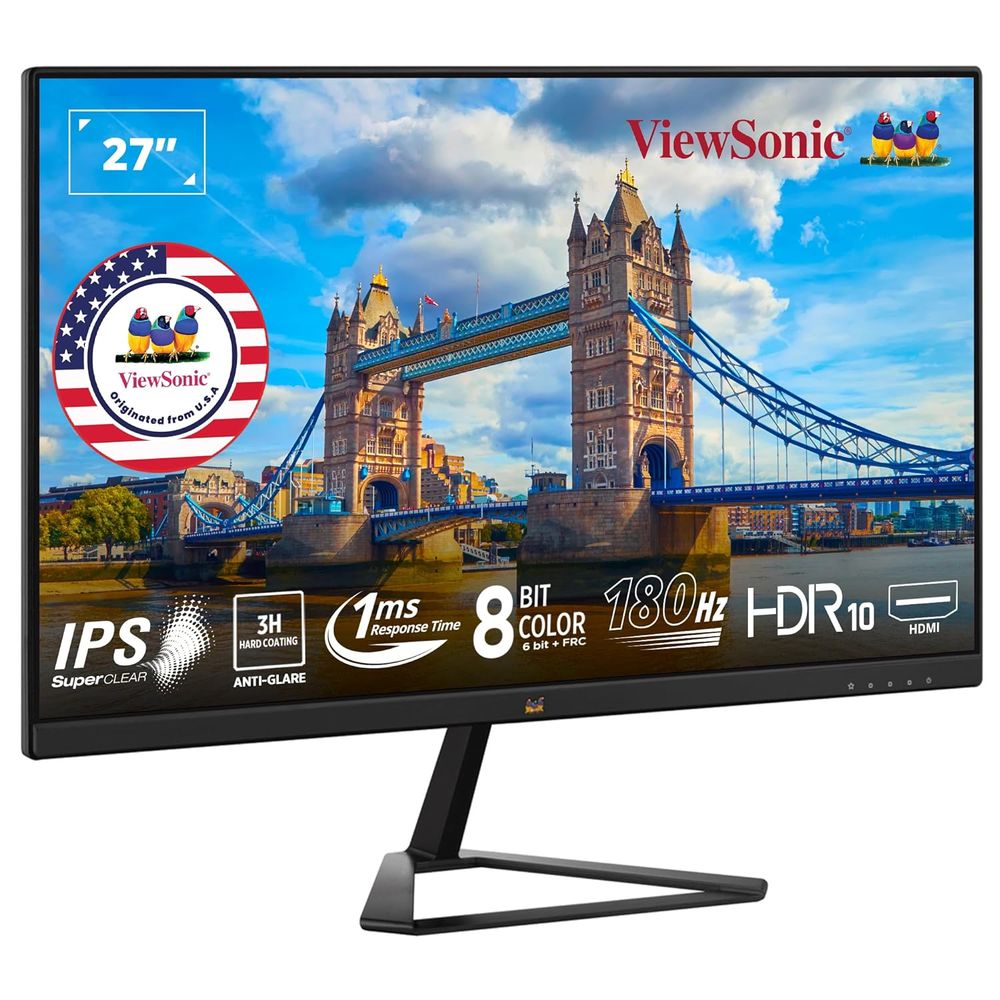 VIEWSONIC VX2779 Pro 27 Inch FHD 185Hz IPS Panel 104%SRGB 1MS AMD Freesync Gaming Monitor – TechCure India