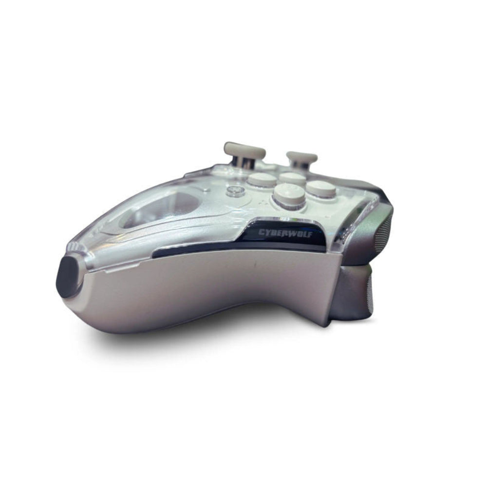 CYBERWOLF Vision Alpha Wireless Controller ( White ) ( With Display ) – TechCure India