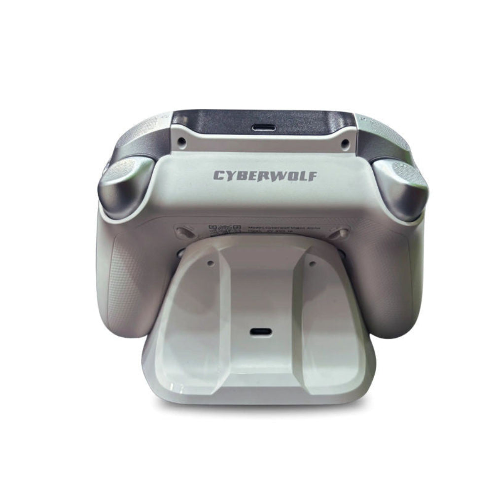 CYBERWOLF Vision Alpha Wireless Controller ( White ) ( With Display ) – TechCure India