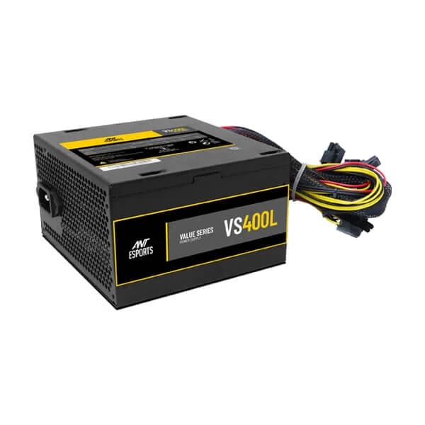 ANT ESPORTS VS400L 400W Value Series 80+ White Non Modular ATX 2.0 Power Supply - 4
