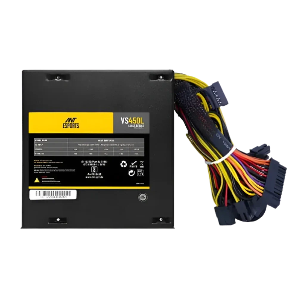 ANT ESPORTS VS450L Value Series 450W Non Modular ATX 2.0 Power Supply - 2