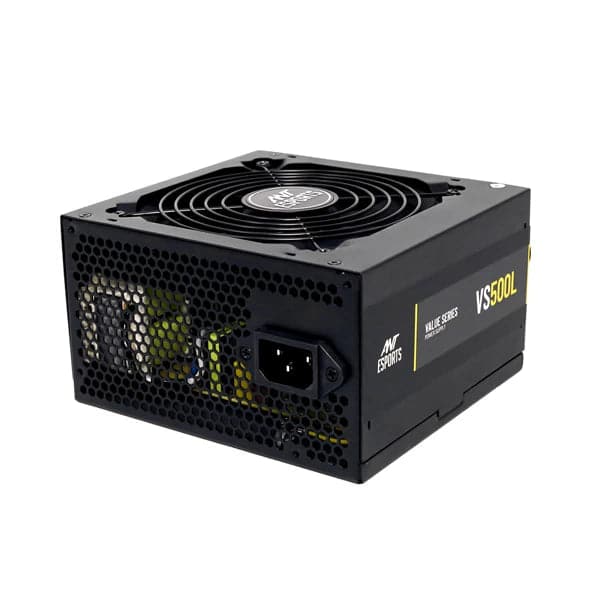 ANT ESPORTS VS500L 500W 80+ White Non Modular ATX 2.0 Power Supply - 2