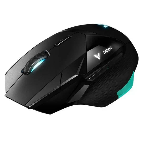 RAPOO VT900 Wired Ergonomic Gaming Mouse ( VT900 ) ( 16000DPI / 12 Macro Button ) ( Black ) – TechCure India