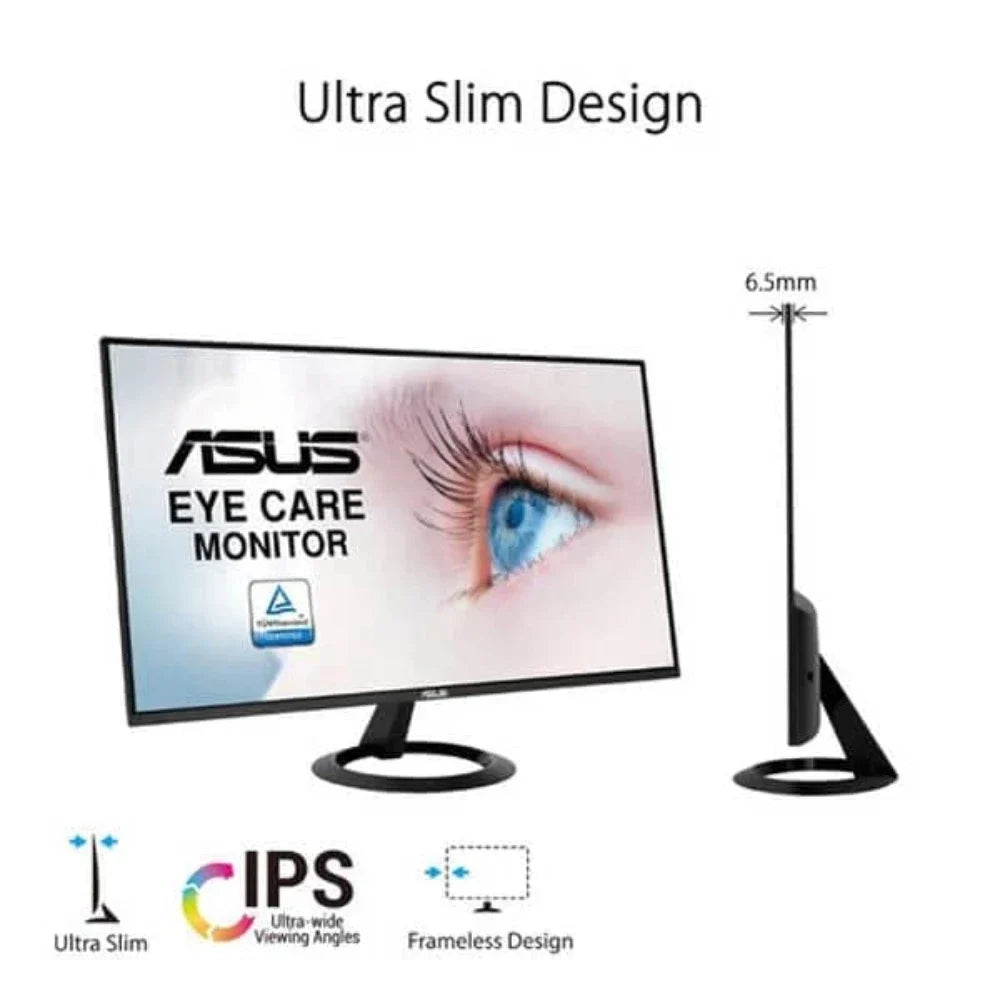 ASUS VZ27EHE 27 Inch FHD 75Hz IPS Panel 1MS AMD Freesync Gaming Monitor – TechCure India