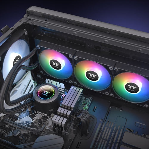THERMALTAKE 360MM TH360 V2 ARGB AIO LIQUID COOLER BLACK – TechCure India