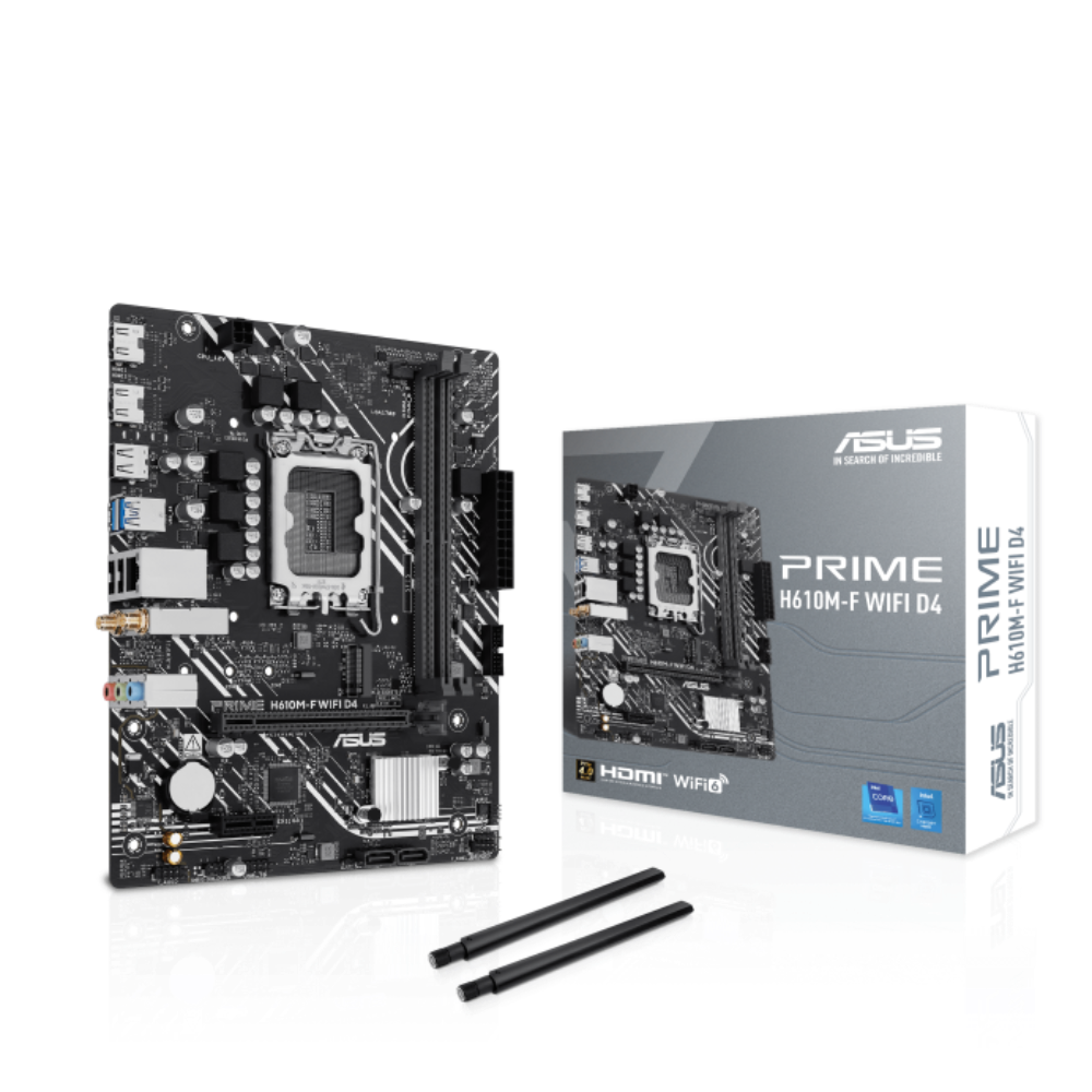 ASUS Prime H610M-F Wifi DDR4 Intel Motherboard – TechCure India