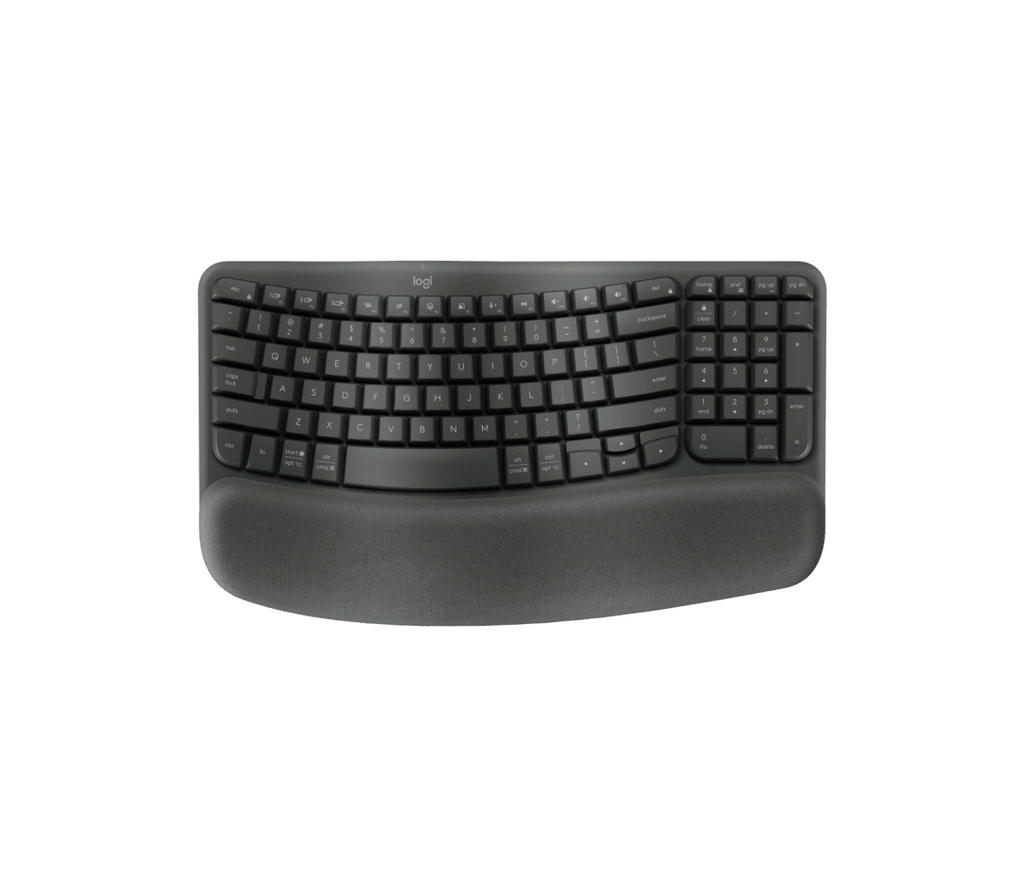 LOGITECH WIRELESS WAVE KEYS GRAPHITE KEYBOARD – TechCure India