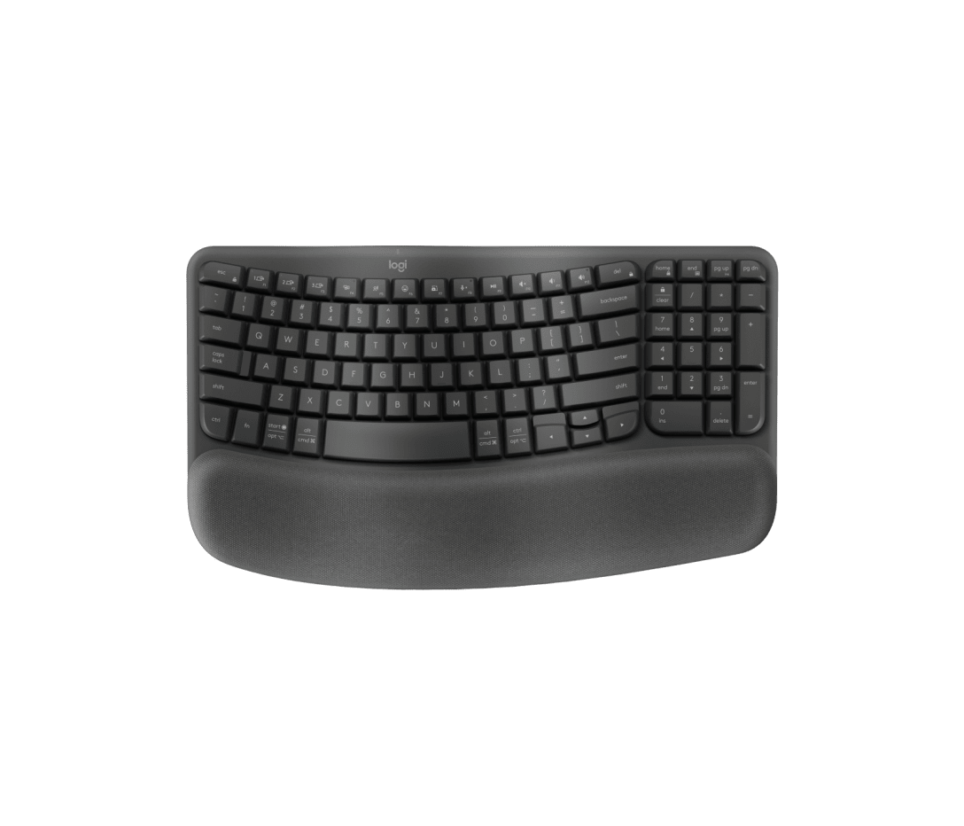 LOGITECH WIRELESS WAVE KEYS GRAPHITE KEYBOARD – TechCure India