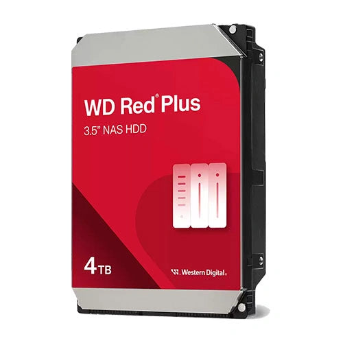 WD Red Plus 4TB 5400 RPM NAS Hard Drive